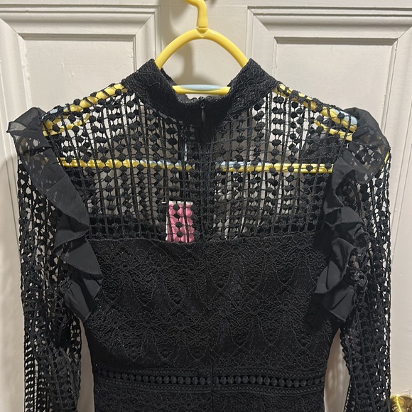 PrettyLittleThing - black dress size 4 NWT - Picture 5 of 6